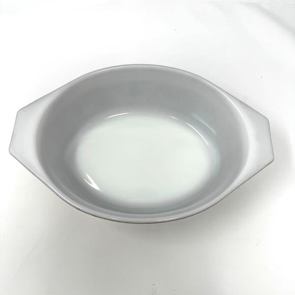 Vintage Pyrex Early American Oval Casserole Dish 043 1.5 Quart Brown Gold‎ - Picture 5 of 9